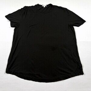 James Perse Clear Jersey Crew Short Sleeve T-Shirt Tee Basic USA Mens Sz XL FLAW